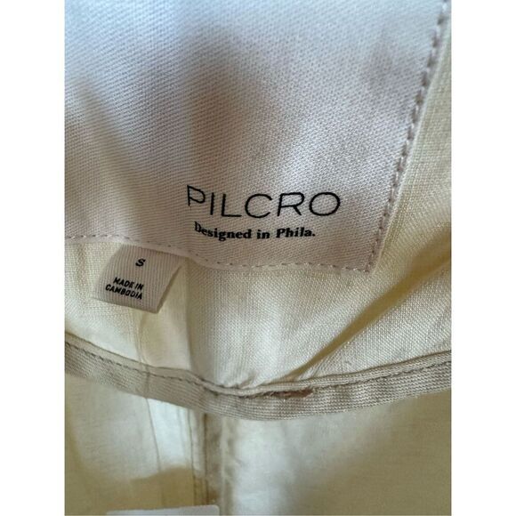 Anthropologie Pilcro Belted V-Neck Romper Neutral Size S - Picture 6 of 12